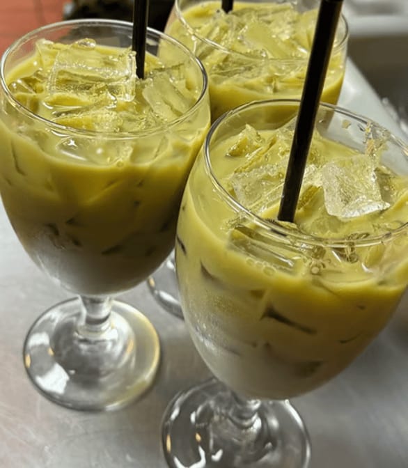 Green Tea Iced Latte.