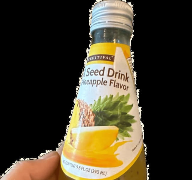 Basil Seed Drinks.