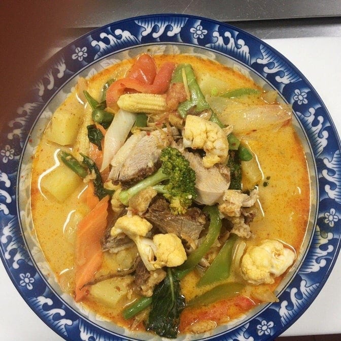 Duck Curry (Rice).