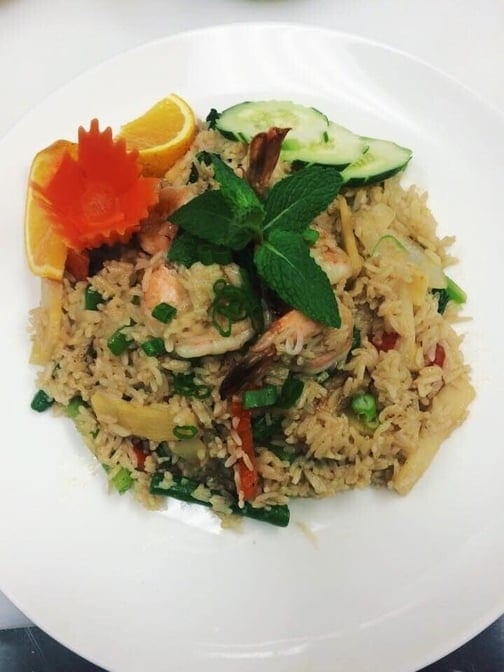 Green Fried Rice.