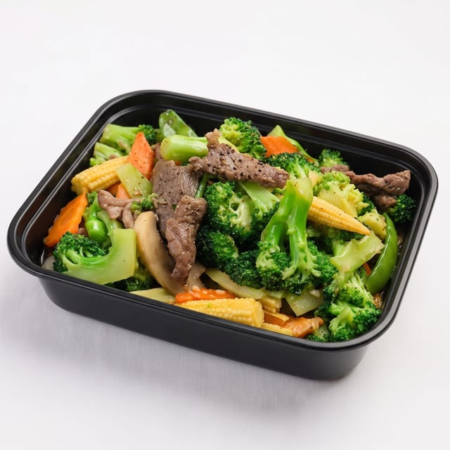 Broccoli Stir-Fry (Rice).