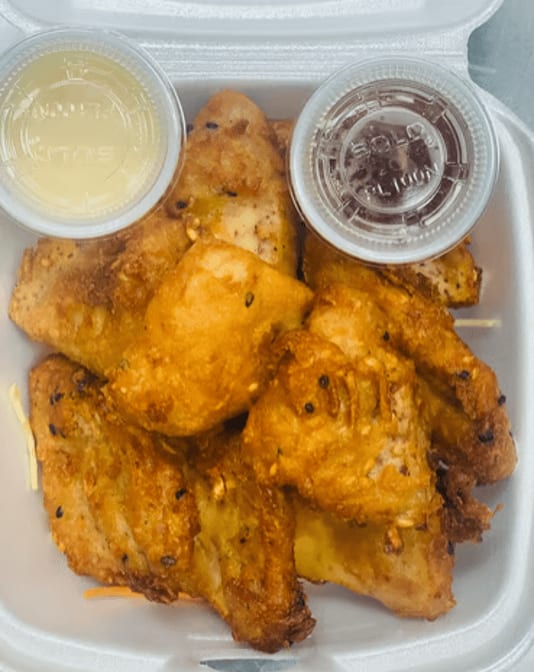 Fried Coconut Taro.