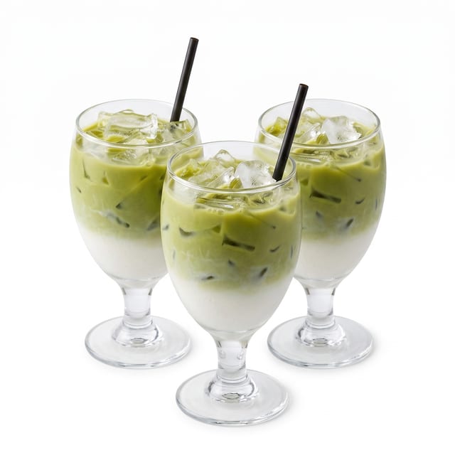 Green Tea Iced Latte.