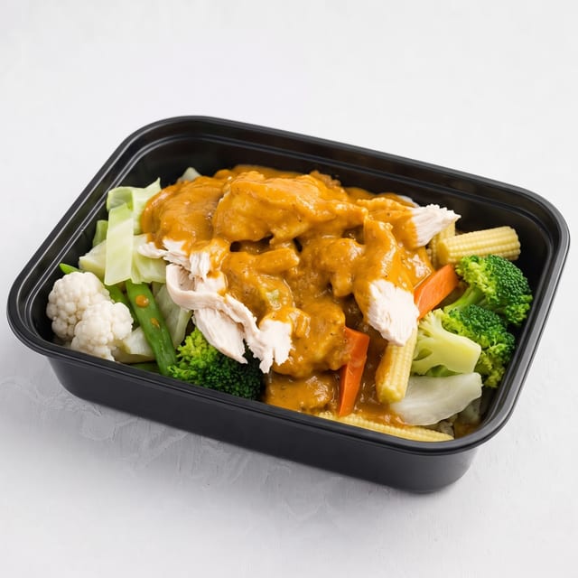 Chicken Peanut Stir-Fry-Rice.