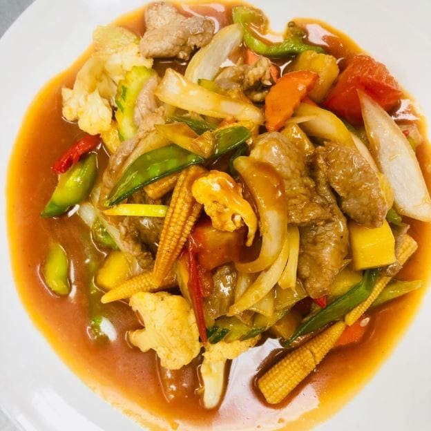 Sweet & Sour Stir Fry-Rice.