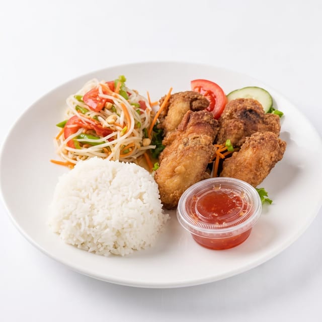 Chicken Wing 5 Pcs W/ Sides.