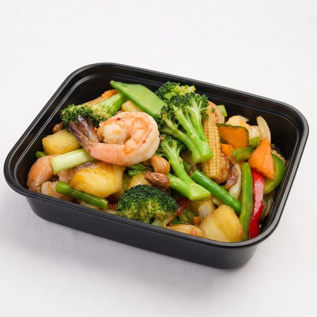 Pad Cashew Stir-Fry (Rice).
