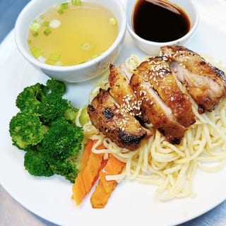 Teriyaki with Lo Mein And Soup