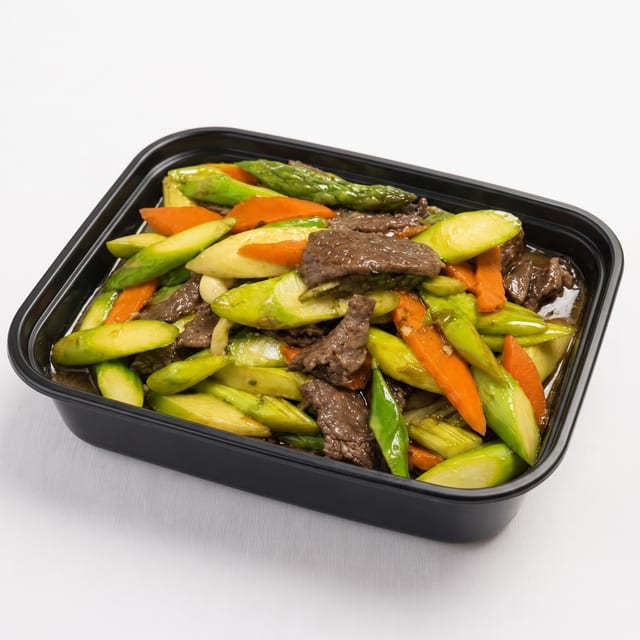 Asparagus Stir-Fry (Rice).