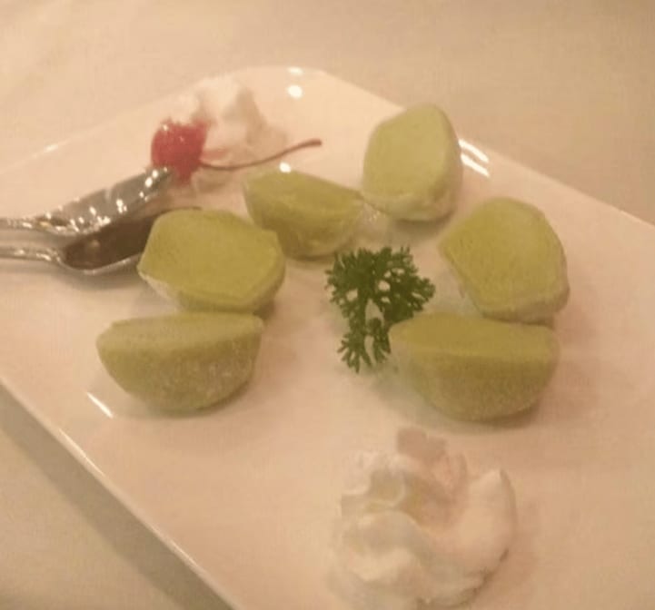 Green Tea Mochi Ice Cream.