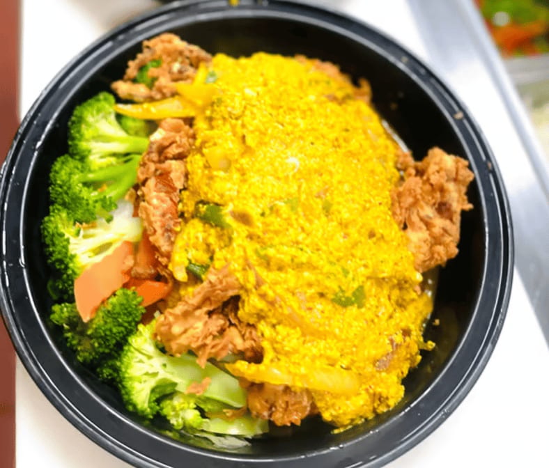 Pad Curry Soft Shell Crab (Rice).