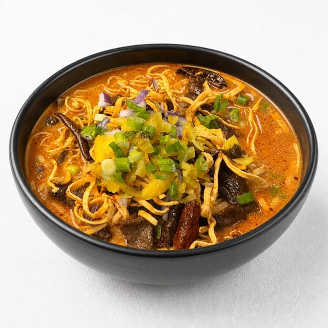 Khao Soi W/ Beef Noodle Soup.