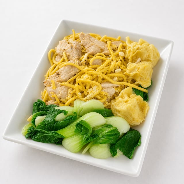 Lunch Bamee Noodles.