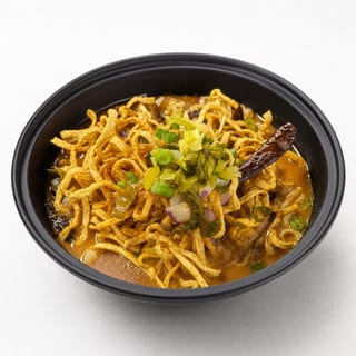 Khao Soi No Meat Noodle Soup