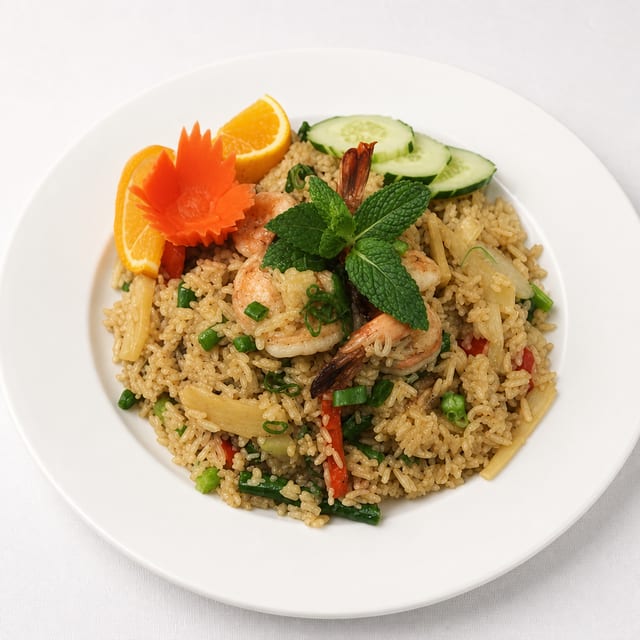 Green Fried Rice.